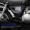 Side cover compatible with Suzuki GN125 - Black motorcycle battery frame panel 2