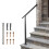 Costway Handrails for Outdoor Steps 3-Step Adjustable Wall-Mounted Stair Hand Rail 2