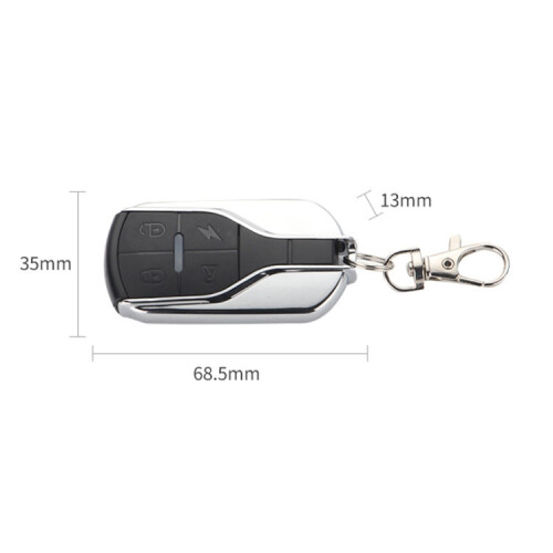 433Mhz Code Copy (2-Pack) Compatible Maserati 4-Button Anti-Theft Alarm Wireless Key Compatible Remote :433MHz Copy Code Surprise Gift 1