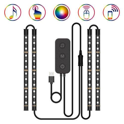 Y12 USB αυτοκινήτου RGB φωτισμού ποδιών: Y12 USB δώρο έκπληξη 1