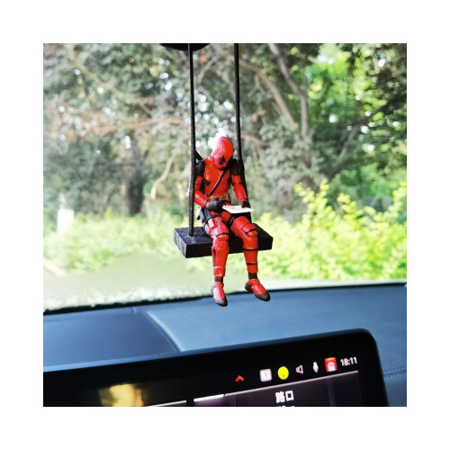 (Groot) Φιγούρα Δράσης Deadpool 2 – Κούκλα Anime X-Men Swinging Pose, Διακόσμηση με Γούρι Αυτοκ 1
