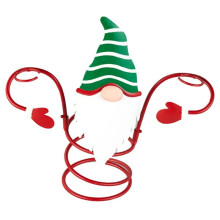 Julvinflaskställ Vinflaskställ Julhylla Vinglasställ Högtidsvinflaska och Vinglasställ Grön Hatt