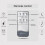 Diamond-Patterned Wood Grain Remote-Controlled Ultrasonic Humidifier, Aromatherapy Diffuser, Automatic Alcohol Sprayer With Led Light, Capacity: 400M 5