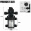 Pompa dell'acqua autoadescante da 12 V compatibile con camper e barche - Alta pressione 70 W 4