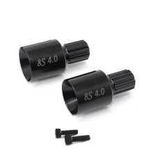 2Pcs Harden Steel Metal Drive Cup Diff Cup 7754X for X-Maxx XMAXX 1/5 8S RC Car Upgrade Parts Accessories