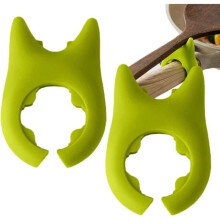 Spatelhouder voor steelpan, 2 siliconen steelpanclips, schattige verstelbare spatelhouderclip