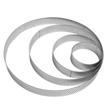 4 stuks taartringen, roestvrijstalen taartvormen, ronde cakevormen - 6-20 cm