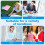 4PCS Extended Waterproof Folder, Vertical File Manager with Handle 13 Pocket A4 Multi-Page Portable Office Folders C 1