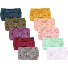 Babyhaarbandjes - 10 stuks - Zacht nylon - Comfortabel - Eén maat
