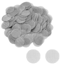 200 stuks roestvrijstalen metalen pijpfilters, pijpfilters, roestvrijstalen rookfilters, zeeffilters