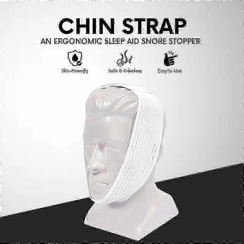 CPAP podbradník proti chrápaniu - Deluxe White Mouth Support 1