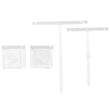 2St Akryl öRhäNgen HåLlare T-Bar Smycken Display Stativ TräD Halsband öRhäNgen Armband HåLlare
