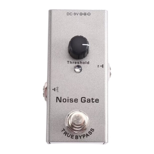 Super Pedal Noise Gate Cleaner Effekter Brusreducering Brusfilter för Pedal Board Suppressor Elgitarr 9V