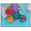 Instrumentos Musicais Infantis Orff Instruments Artesanato  Tambor Oco 3 Polegadas 6 Tons Roxo 1