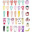 Haarclips - 36 stuks - Snoepkleuren - Metaal 1