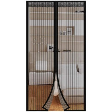 FREOSEN Magnetisch Deurhor - 100x210CM - Oprolbaar aan de zijkant - Klittenband