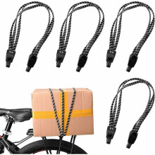 Elastische spanbanden met haken, SL.GT, 4 stuks 3-in-1 bagagebanden, fietsspanband, fietsbagageband, van
