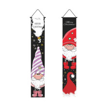 Merry Christmas. Hang the Banner. Indoor and Outdoor Christmas Decorative Banners, Front Door and Garage C