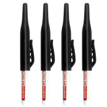 Long- Deep Hole ,Metal Markers for Steel Waterproof Construction Markers Long Nose Pens Black