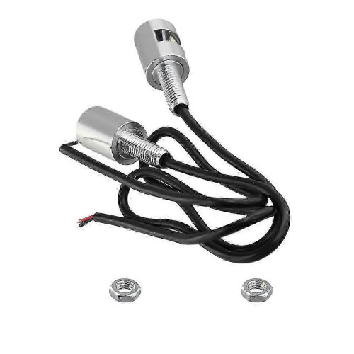 Waterproof License Plate Light for Motorcycle, 12V Universal LED Pair 1