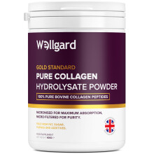 Collagen Powder, Gold Standard Bovine Collagen Peptides Powder by Wellgard - Hig