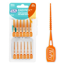 TePe EasyPick Toothpicks, Orange, ISO XS-S, 36pcs, Plaque Remover, efficient Cle
