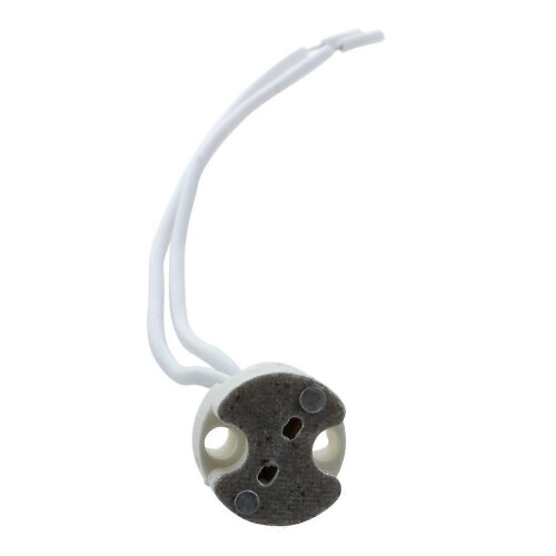 15 Pcs White MR16 GU5.3 Ceramic Base Socket LED Light Lamp Holder 1
