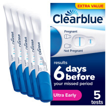 Clearblue Pregnancy Tests, Early Detection Pregnancy Test, Results 6 Days Early, 99% Accurate Results, 5 Tests, Packaging May Vary
