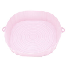 20Cm Air Fryers Oven Baking Tray Fried Chicken Basket Mat AirFryer Silicone Pot Round Replacemen Grill Pan