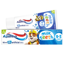 Aquafresh Paw Patrol Milk Teeth Baby Toothpaste, 0-2 Years, 50 ml