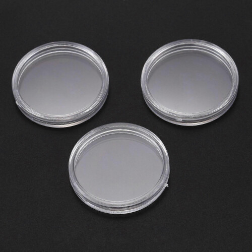 10 pcs Small round parent plastic coin capsules box 2