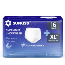 SUNKISS TrustPlus Incontinence Pants for Men and Women, Adult Pull Ups, Disposab