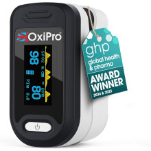 OxiPro OX2 Oximeter - Health & Pharma Awards Winner 2026 - Fingertip Pulse Oxime