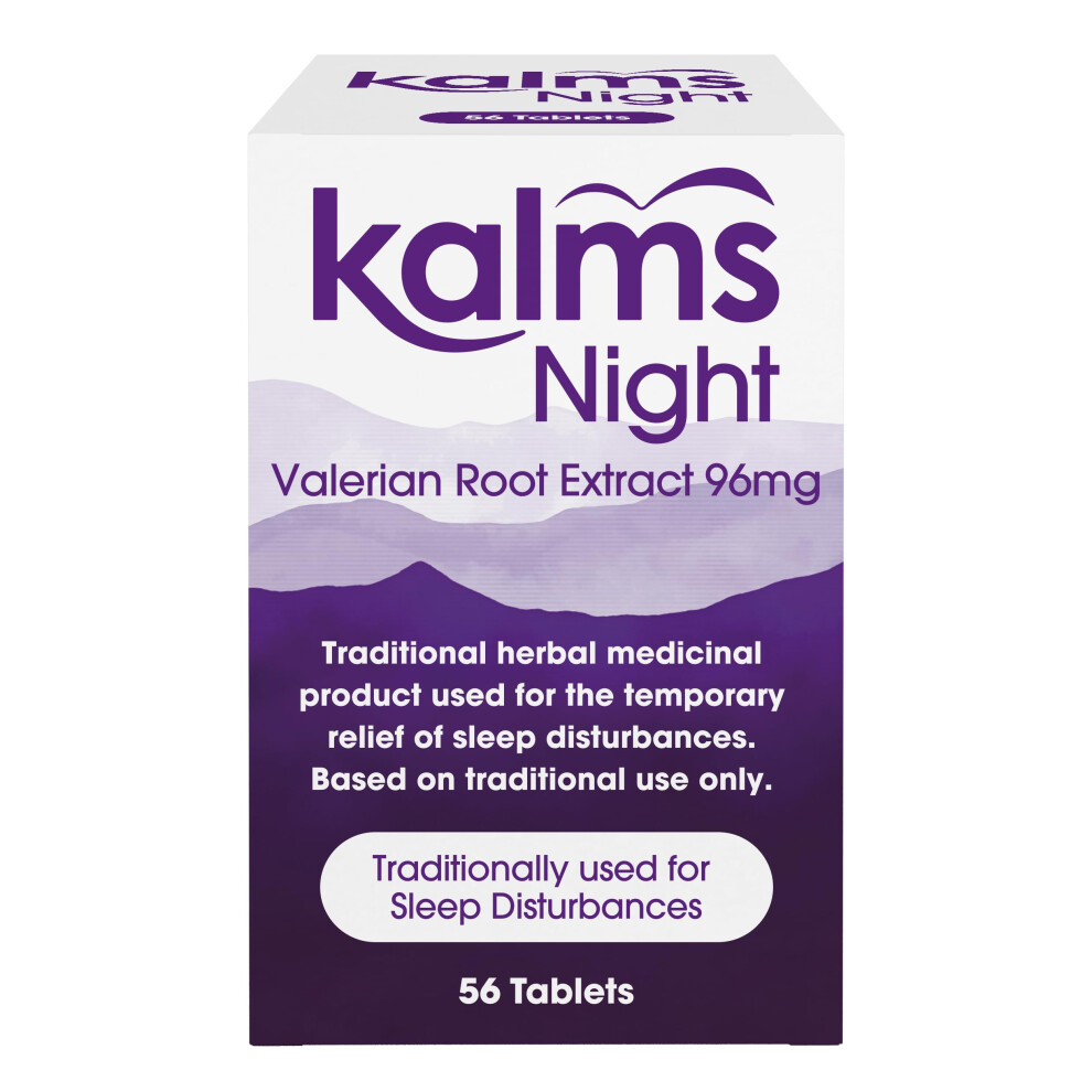 Kalms Night 56 Tablets - Traditional Herbal Medicinal Product Used For The Temporary Relief Of Sleep Disturbances