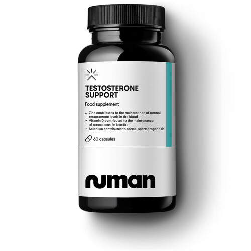 Numan Testosterone Support - Maca Root, Tribulus Terrestris, Zinc, Ginseng - Tes