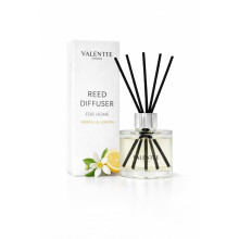 Valentte Reed Diffuser - White Neroli & Lemon Scent | Essential Oil Aroma for Home | 100 ml