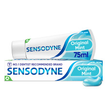 Sensodyne Toothpaste Daily Care, Sensitive Toothpaste for Sensitive Teeth, Original Mint, 75ml