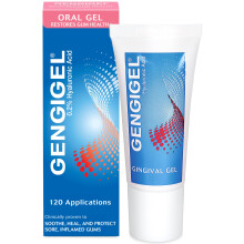 Gengigel Oral Gel 20ml – Hyaluronic Acid Mouth Ulcer Treatment for Adults, Gum Repair & Gum Disease Support, Targeted Gel for Mouth Ulcers, Inflamed
