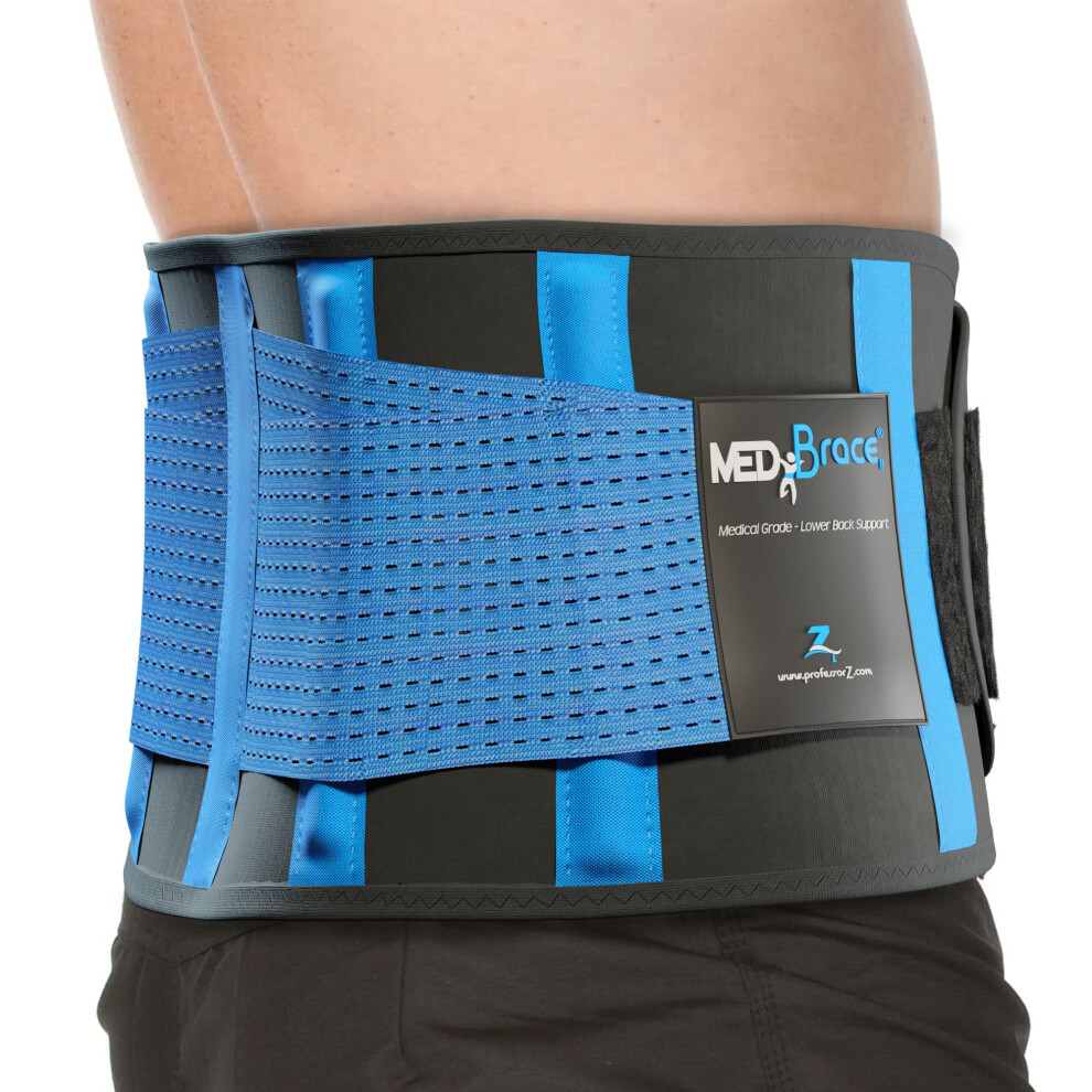 Medibrace Back Support Belt Back Brace For Lower Lumbar Pain Relief For Men And Women - Medical Grade Orthopaedic Waist Compression For Sciatica Nerv