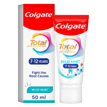 Colgate Total Kids 7-12 Years Mild Mint Toothpaste 50ml - for new