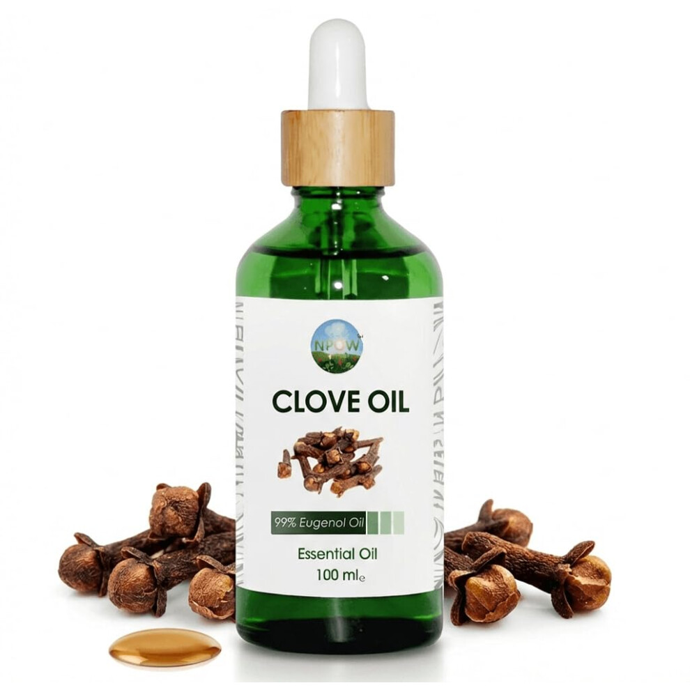 Npow Clove Oil For Toothache Pain Relief For Adult Â Oil Of Cloves For Toothache Natural Dental Solution, Clove Bud Oils, Cloves Extract For Oral Ca