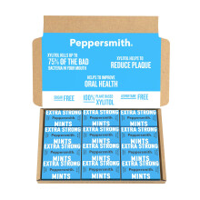 Peppersmith - Extra Strong Mints - Sugar Free Mints - 100% Plant Based Xylitol - Natural Sweetener - Natural Eucalyptus - Freshens Breath - Benefits