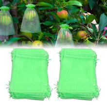 Fruitbeschermzak - KEENSO - 15 * 20 cm - Groen - Herbruikbaar en ademend