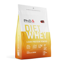 PhD Nutrition Diet Whey Low Calorie Protein Powder, Low Carb, High Protein Lean Matrix, Vanilla Crème Diet Whey Protein Powder, High Protein, 80 Serv