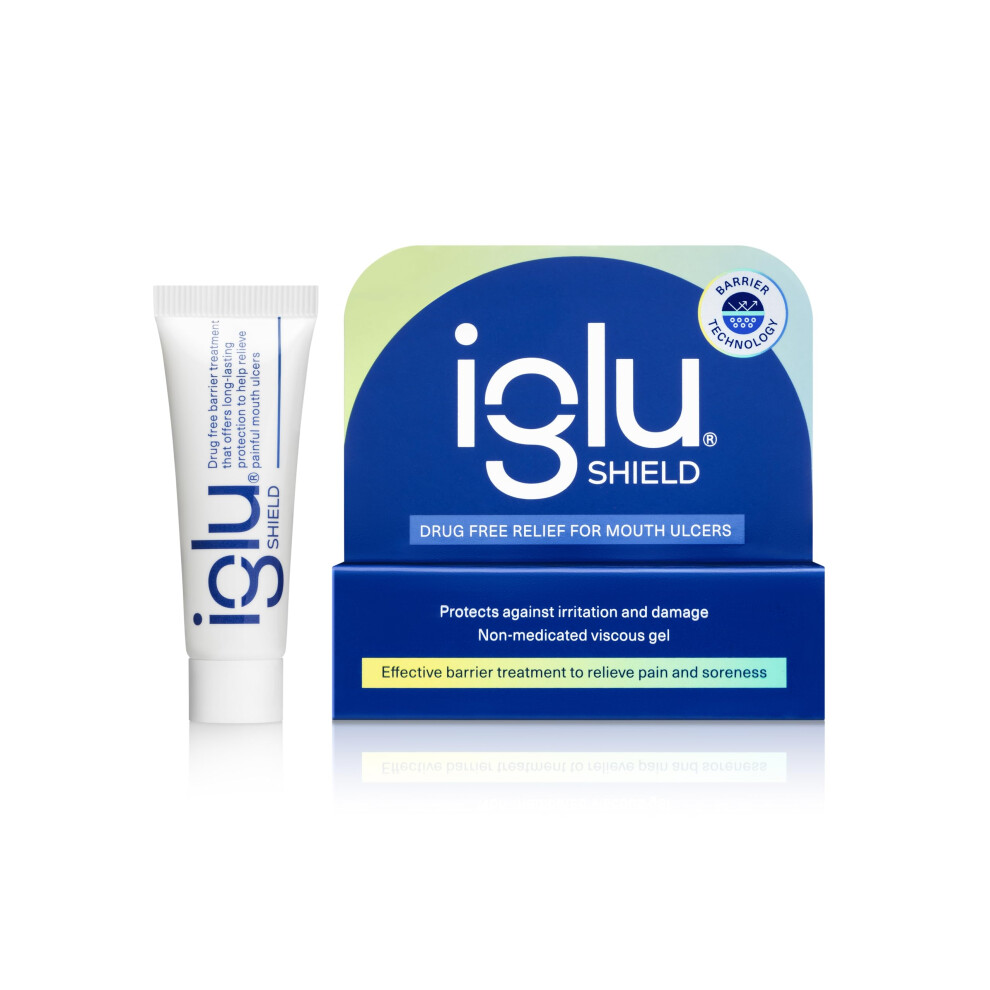 Iglu Shield Non-Medicated Mouth Ulcer Treatment. Effective Barrier To Protect Ulcers, Relieving Pain And Soreness, 10G