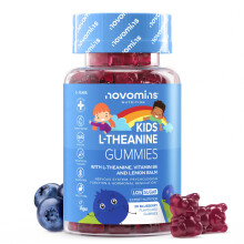 Kids L Theanine Gummies - 1 Month Supply - 50mg with Lemon Balm & Vitamin B6 to Improve Kids' Focus & Concentration - 30 Count - Vegan L Theanine Sup