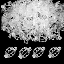 Plantensteunclips - AIMOONSA - 300 stuks - Ø30 mm - Transparant - Herbruikbaar