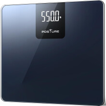 Posture 550lb Digital Bathroom Scales High Precision Body Weight Scale Ultra-Wide Platform Large LED Display, Durable 8mm Tempered Glass Platform