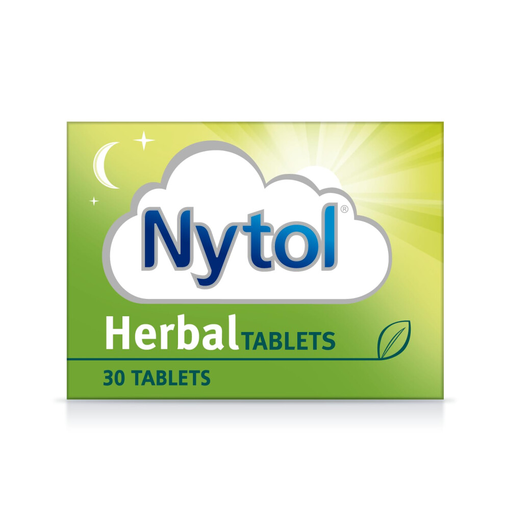 Nytol Herbal Sleep Aid Tablets 30 Tablets | Traditional Herbal Medicinal Product For The Temporary Relief Of Sleep Disturbances | Valerian Root, Pass