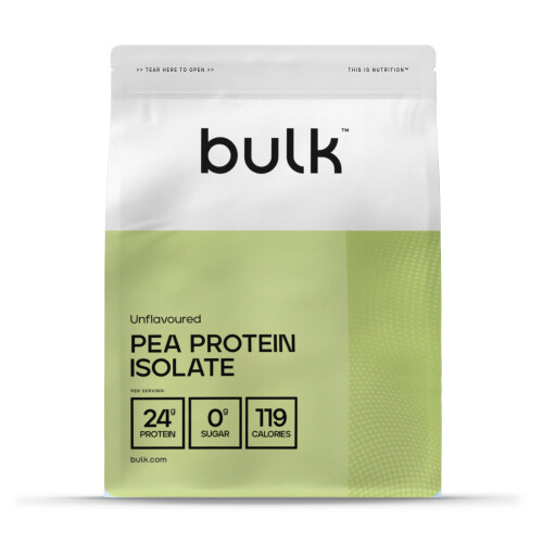 Bulk Pea Protein Isolate Powder, Vegan Protein Shake, 1 kg, 33 Servings, Packaging May Vary